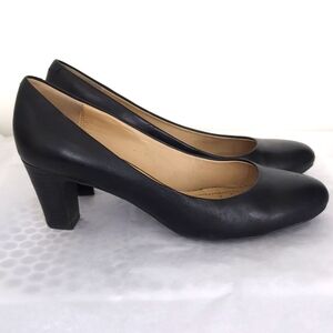 GEOX Black Heels Shoes Women's 7.5
